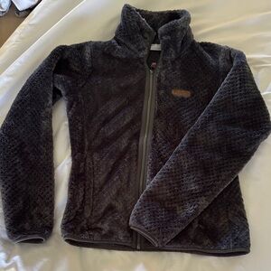 Cozy Black Fleece Ski Jacket